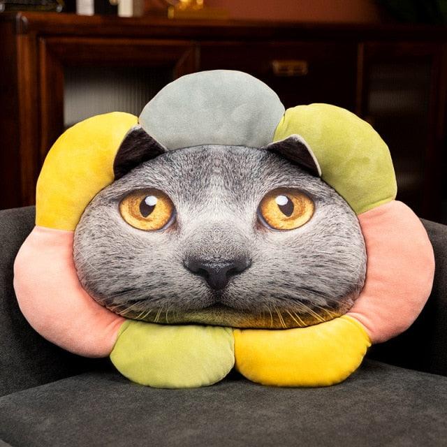 Colorful animal pillow with cover