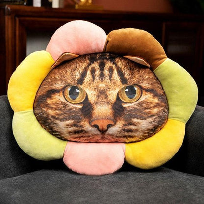 Colorful animal pillow with cover