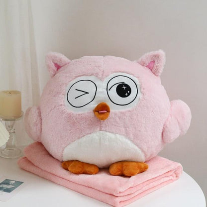 Stuffed Animal Owl Pillow With Cover