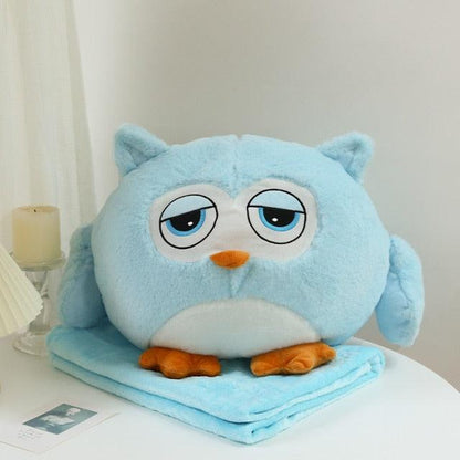 Stuffed Animal Owl Pillow With Cover