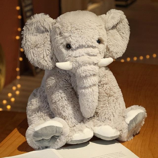 Big cute and fluffy elephant plush toy