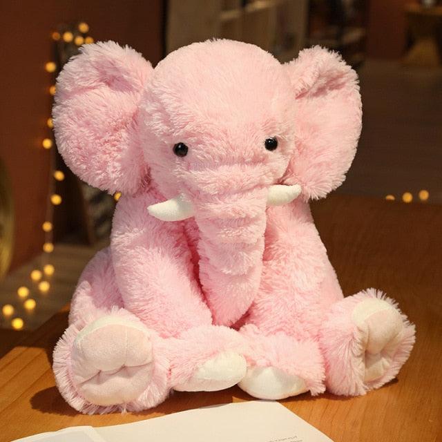 Big cute and fluffy elephant plush toy