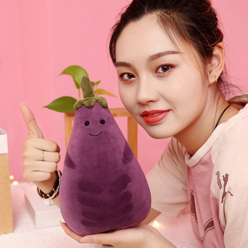 Eggplant soft toy