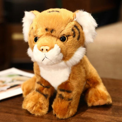 Jouets en peluche tigre multicolore