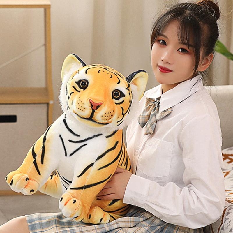 Mignon tigre en peluche