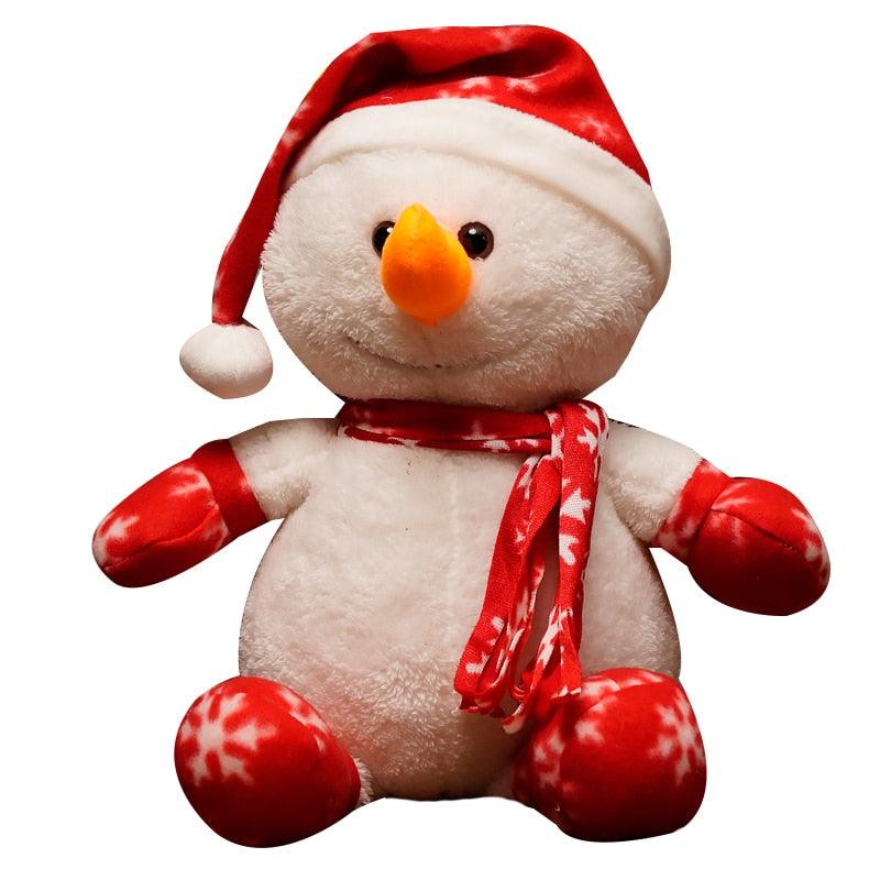 Peluche Bonhomme de neige de Noël