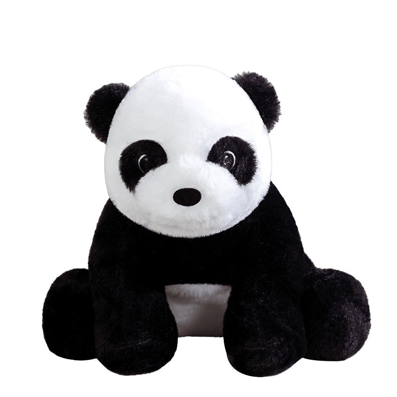 Grand Panda Kawaii assis en peluche