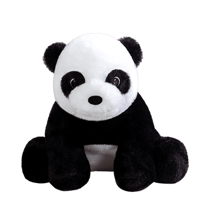 Grand Panda Kawaii assis en peluche