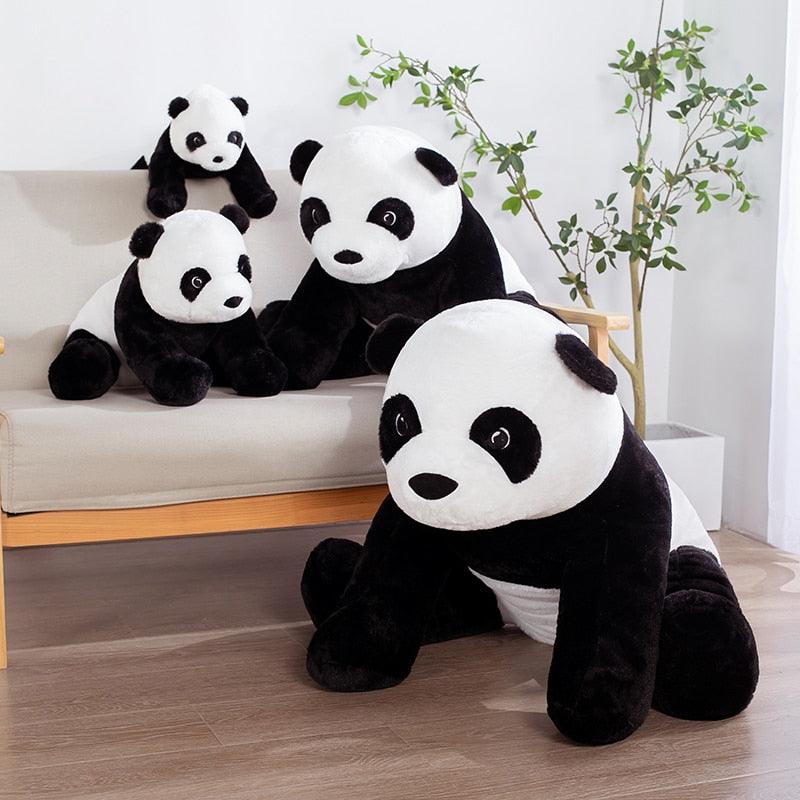 Large Kawaii Panda Sitting Plush Toy