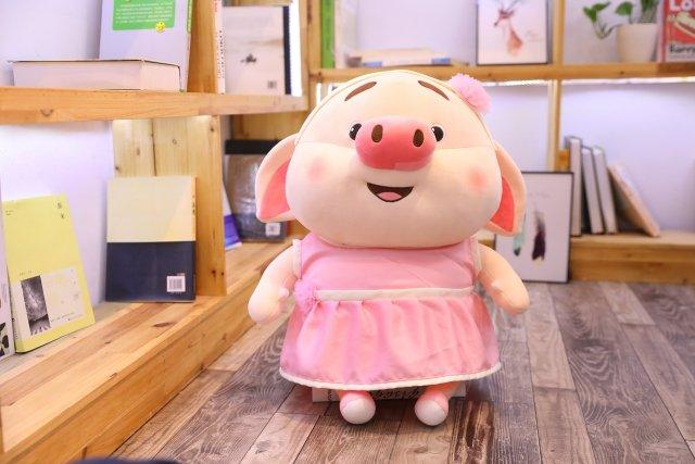 Oreillers en peluche en forme de cochon de dessin animé