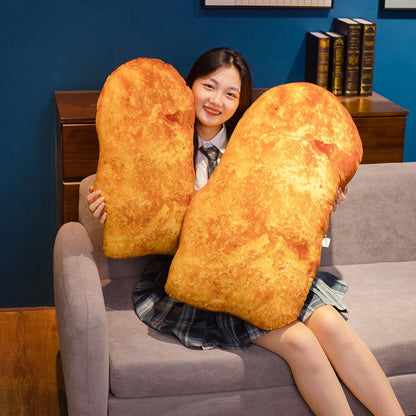 Hilarious Chicken Nugget Plush Pillows