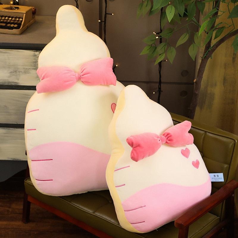 Kawaii milk bottle soft toys