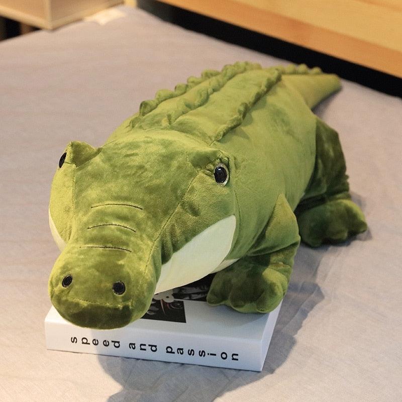 Mignon oreiller en peluche Crocodile réaliste