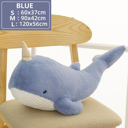 Peluches Narwal et Requin Super Doux