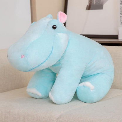 Plush Kawaii Hippo sitting