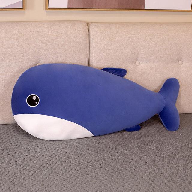 Adorable kawaii whale plush toy