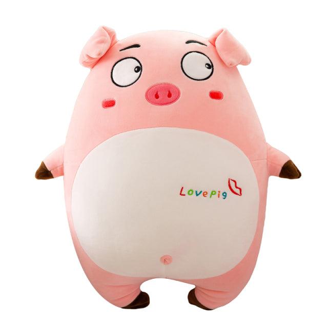 Pig plush toys with funny expression