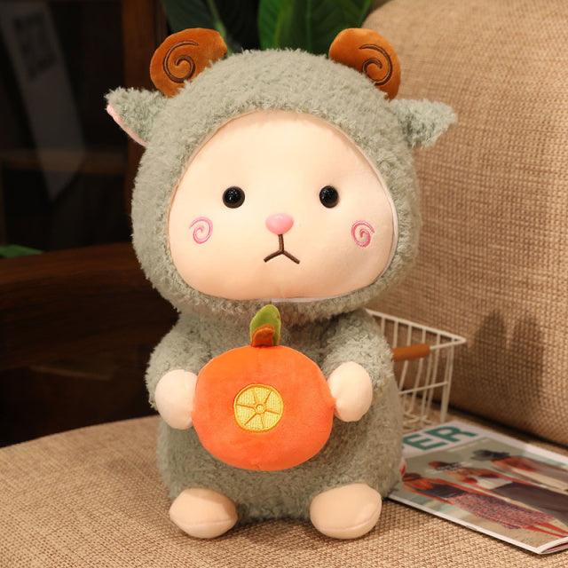 Mianyang Plush Toys Sitting Holding Strawberries