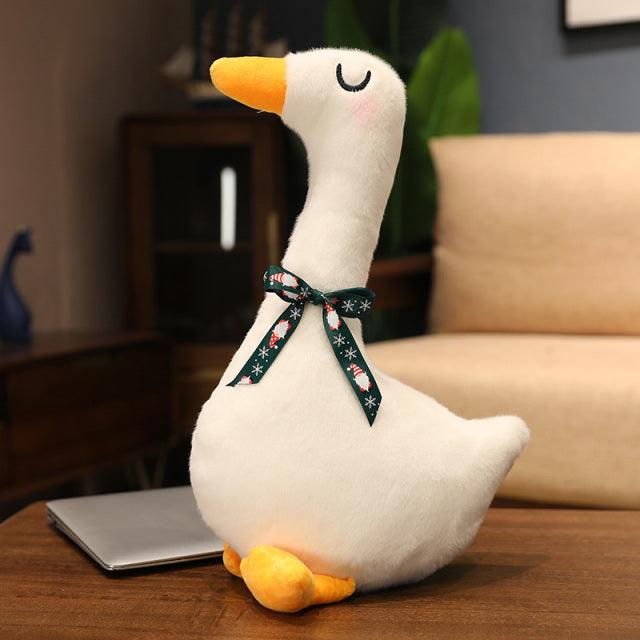 Expressive White Goose Plush