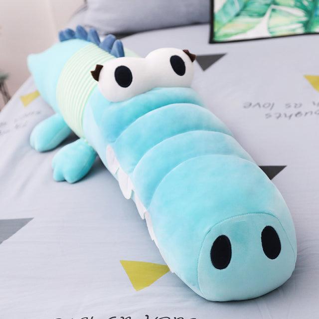 Big Eyed Crocodile Plush Pillow