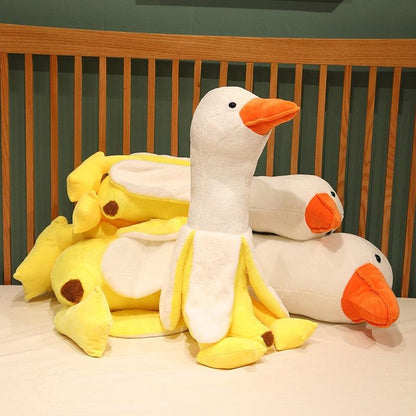 Kawaii Banana Goose Plush Toys