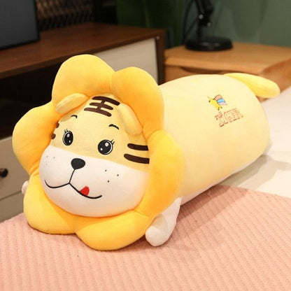 Cute Sun Tiger Lying Down Plush Toy