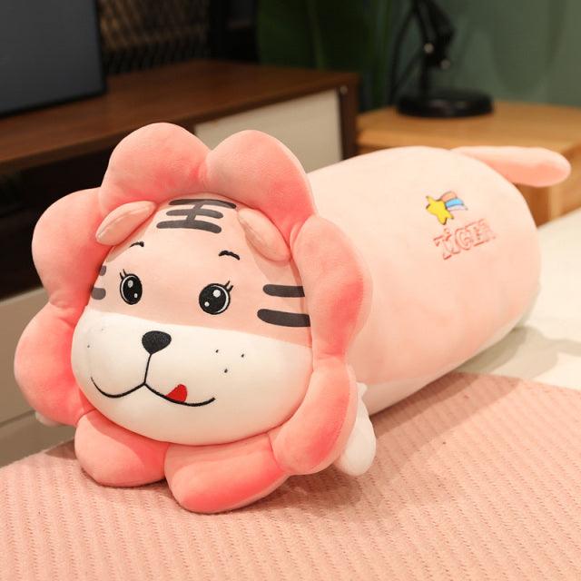 Cute Sun Tiger Lying Down Plush Toy