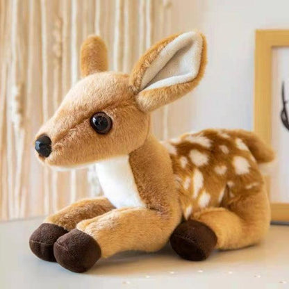 Realistic baby deer plush toy