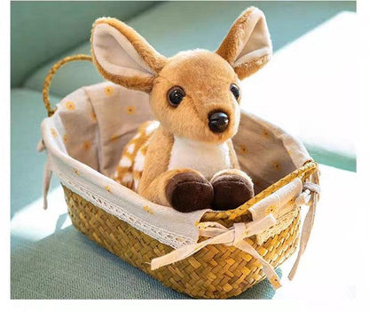 Realistic baby deer plush toy