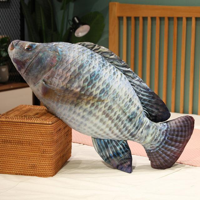 Jouets en peluche poissons réalistes amusants