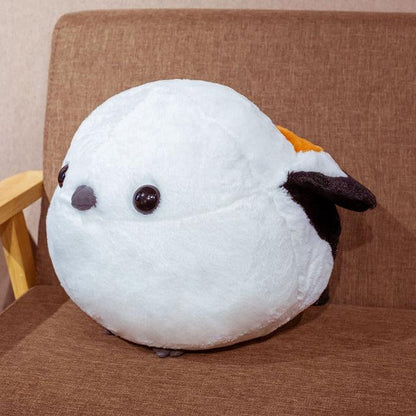 Cute chubby sparrow plush toy