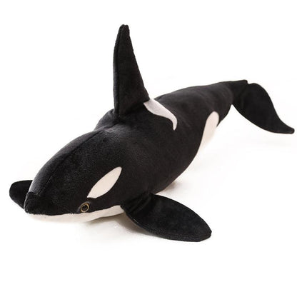 Gigantic orca plush toy