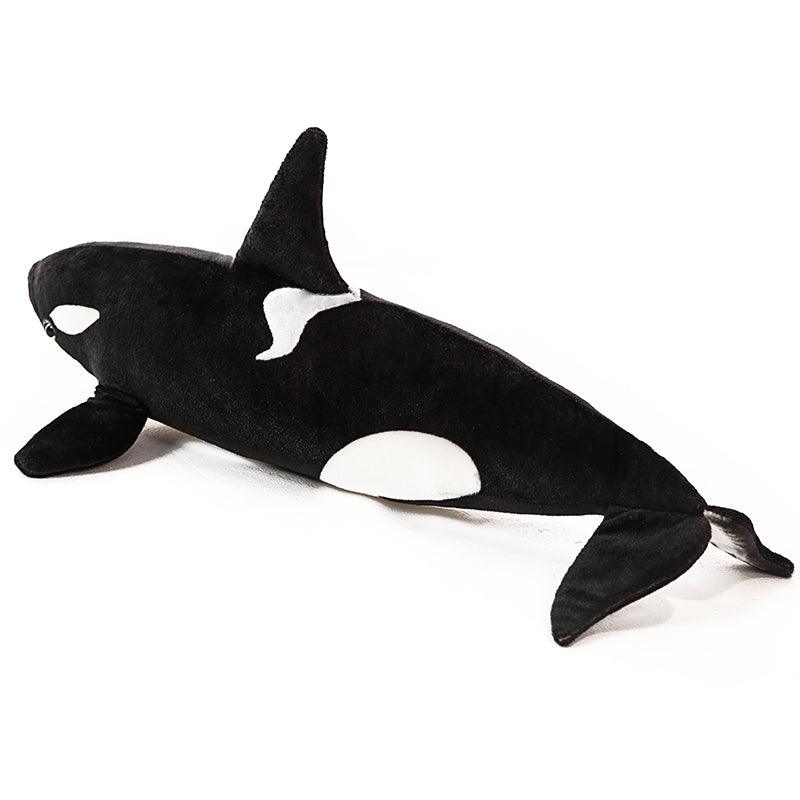 Gigantic orca plush toy