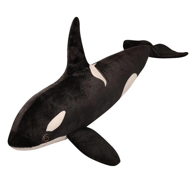 Gigantic orca plush toy