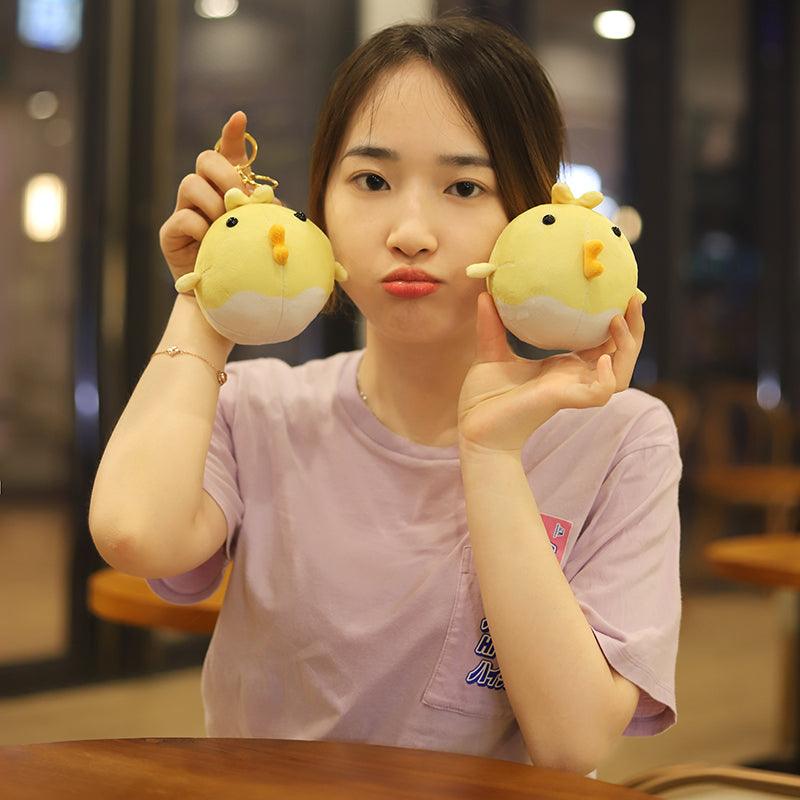 Kawaii round soft toys for baby chick