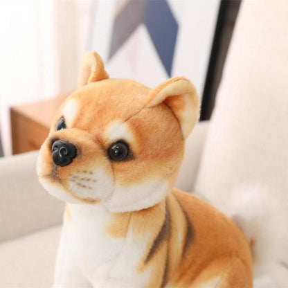 Peluche Shiba Inu réaliste