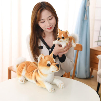 Peluche Shiba Inu réaliste