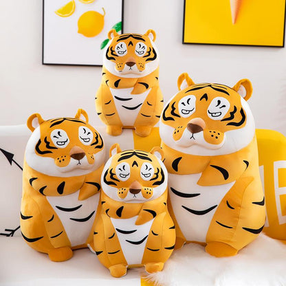 Kawaii Angry Tiger Plush