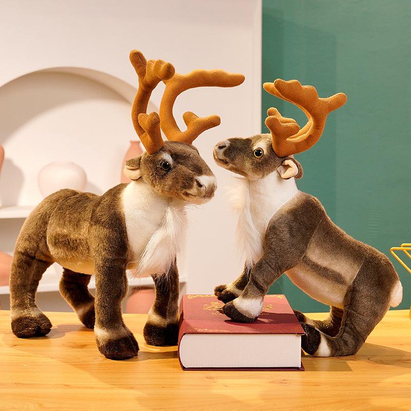 Realistic Christmas Reindeer Plush