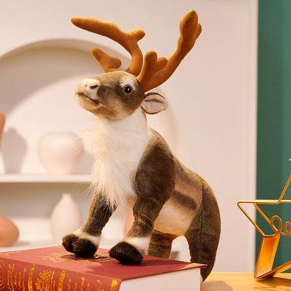 Realistic Christmas Reindeer Plush