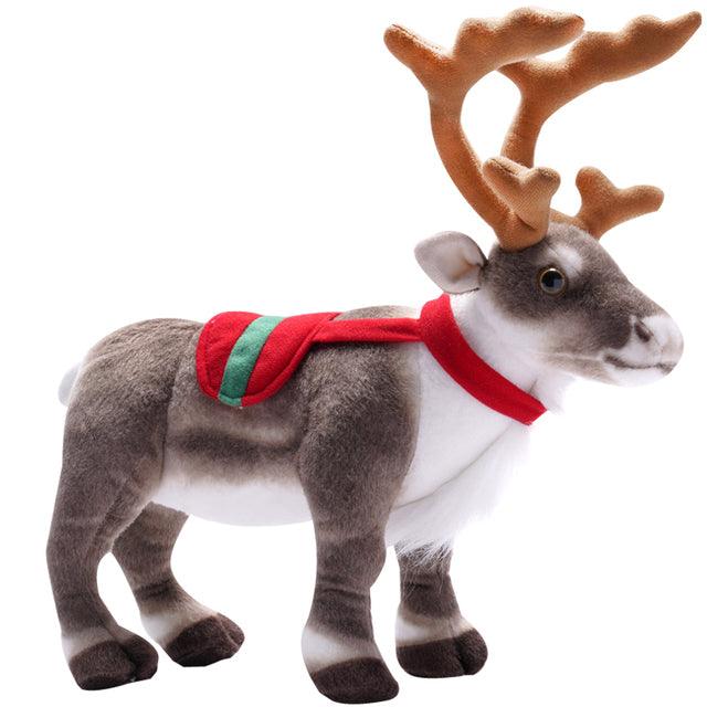 Realistic Christmas Reindeer Plush