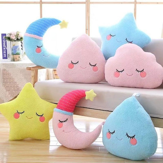 New Kawaii Sky Series Pillow Soft Star Clouds Water Plush Toys (Jouets en peluche Kawaii Sky Series)