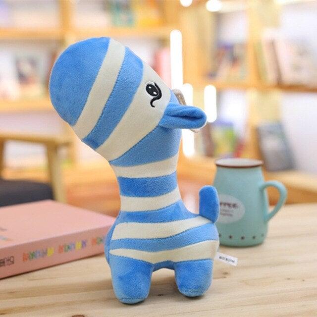 Zèbre Peluche Coloré - Peluche Center | Boutique Doudou & Peluches