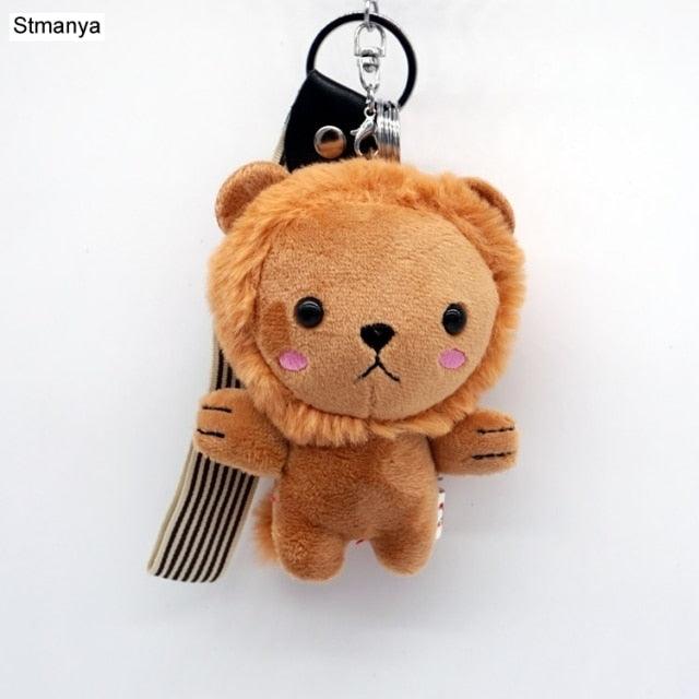 Plush Lion Keychain 