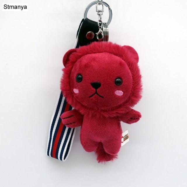 Plush Lion Keychain 