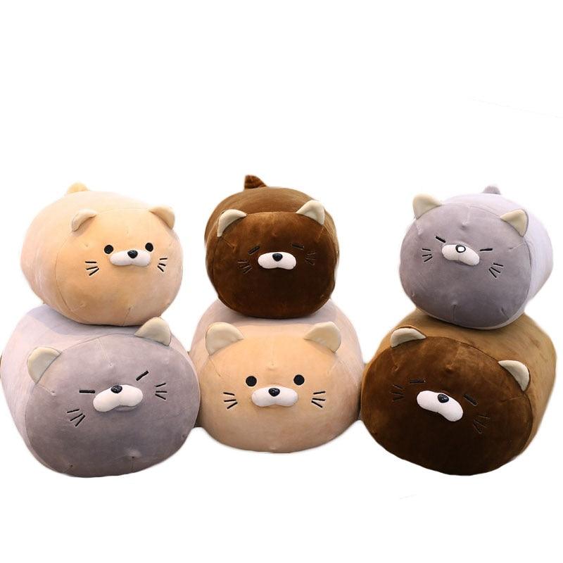 Jouet peluche gros chat mignon