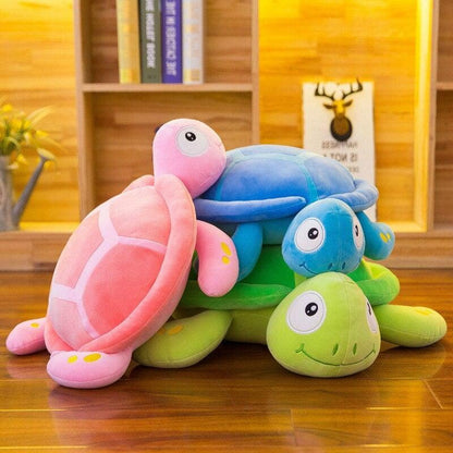 Peluche Tortue Coloré - Peluche Center | Boutique Doudou & Peluches