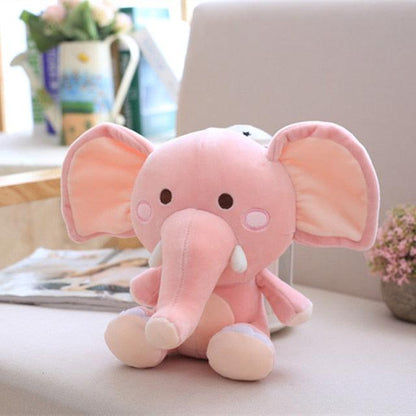 Animaux en peluche petit éléphant assis