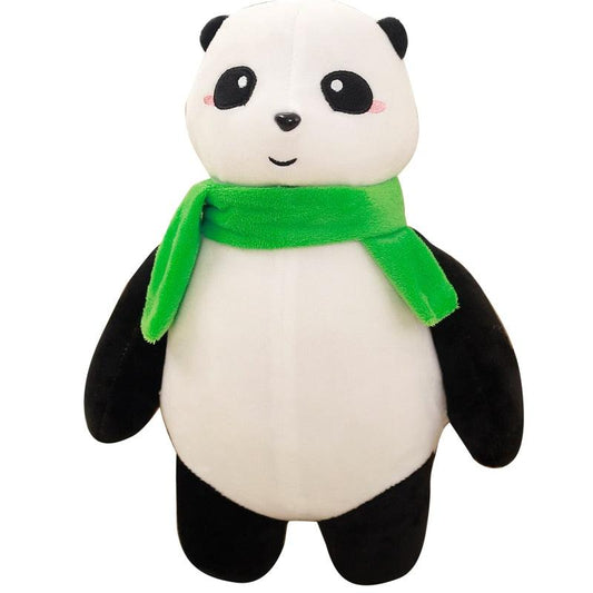 Peluche Kawaii Panda avec écharpe