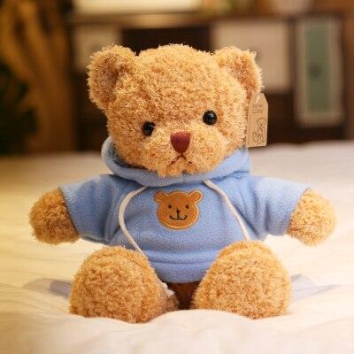 Peluche ours en peluche avec un pull ours en peluche